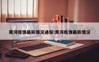 黑河疫情最新情况通报:黑河疫情最新情况
