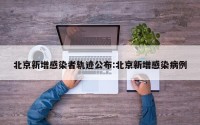 北京新增感染者轨迹公布:北京新增感染病例